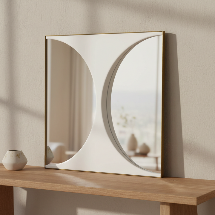 NEW MOON MIRRORED WALL TILE
