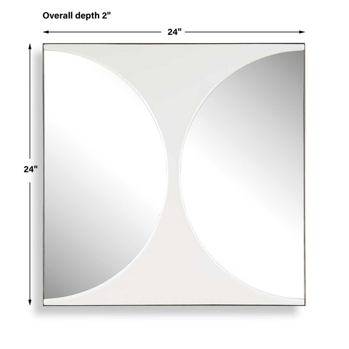 NEW MOON MIRRORED WALL TILE