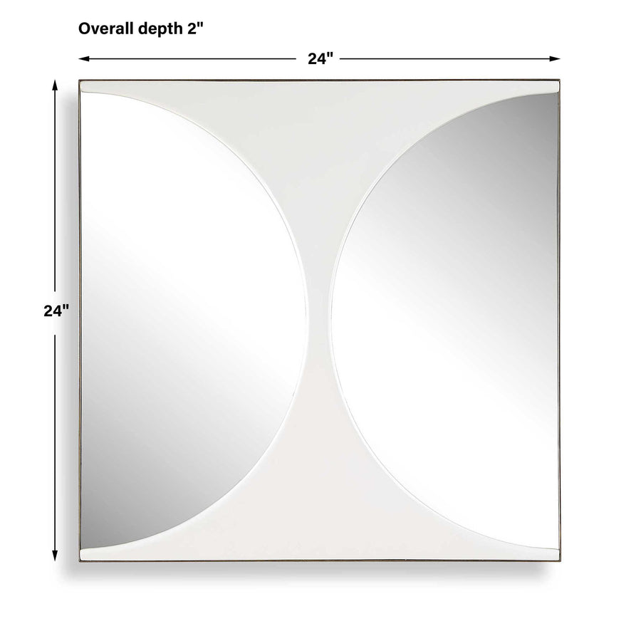 NEW MOON MIRRORED WALL TILE