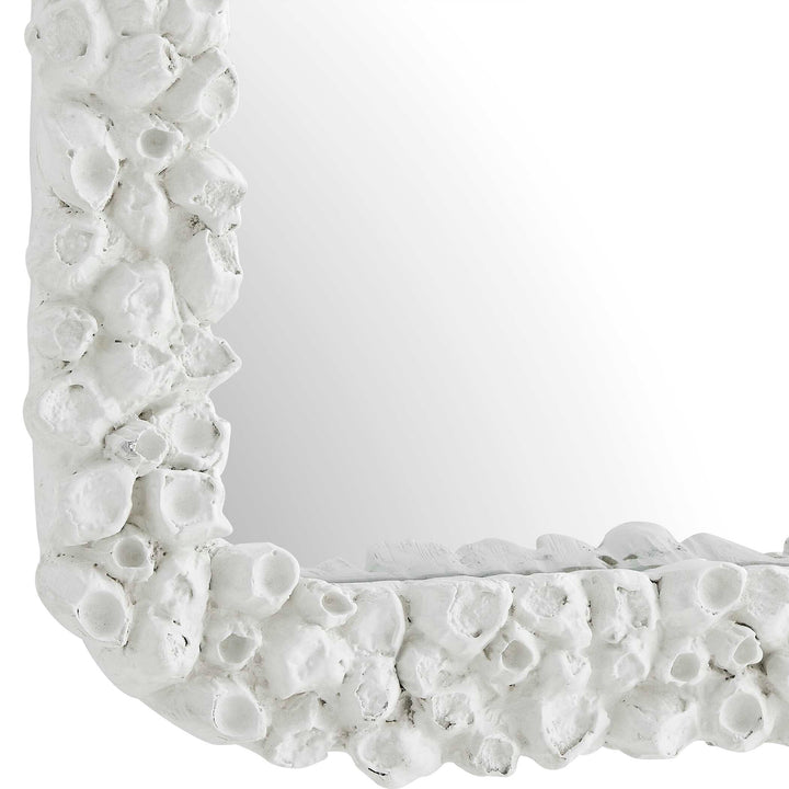 WHITE BARNACLE MIRROR