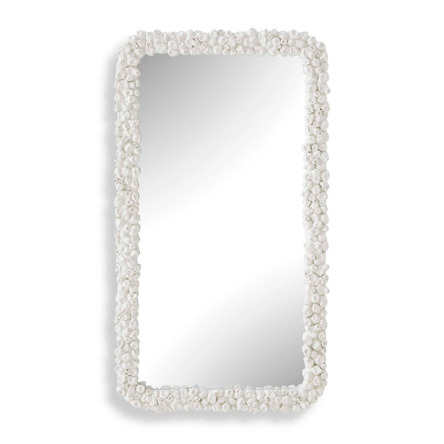 WHITE BARNACLE MIRROR