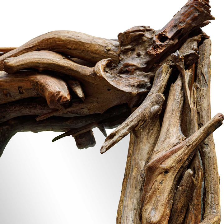 ROOTED DRIFTWOOD MIRROR