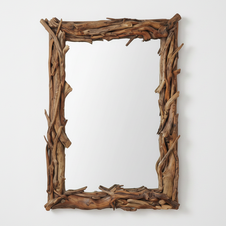 ROOTED DRIFTWOOD MIRROR