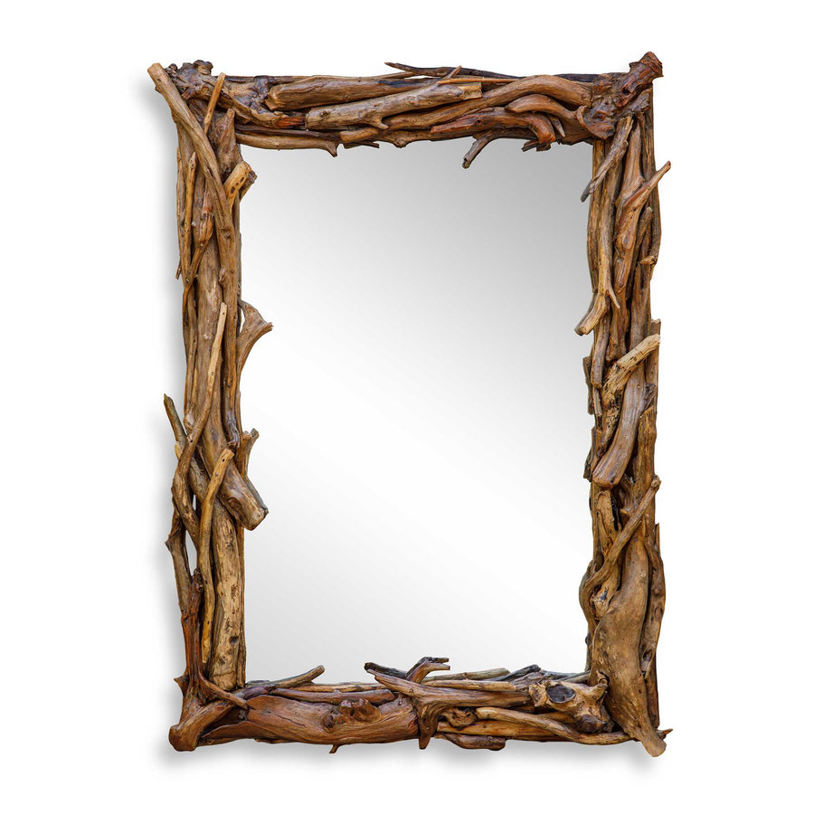 ROOTED DRIFTWOOD MIRROR