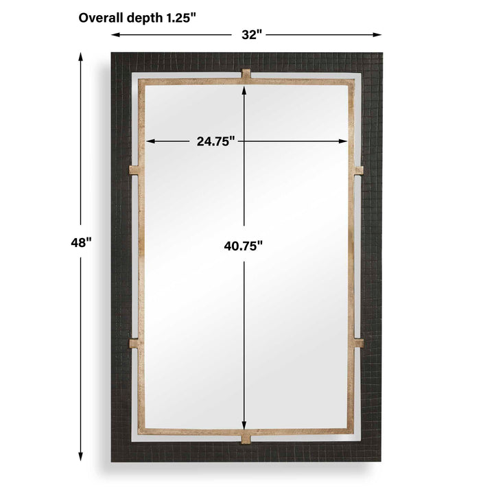 GUERRA BRONZE VANITY MIRROR