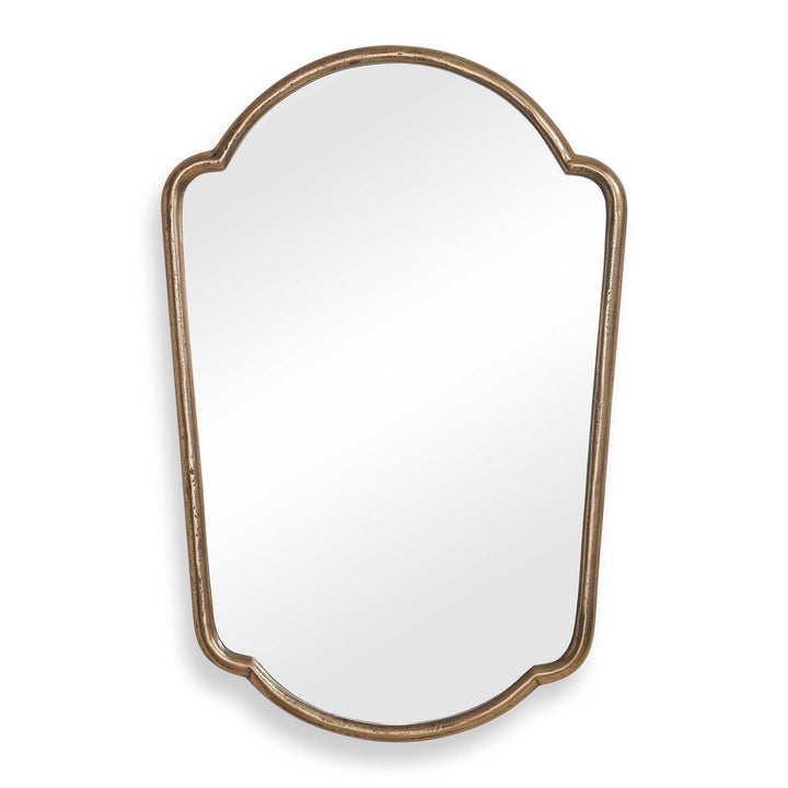 NAOMI ANTIQUE BRASS VANITY MIRROR