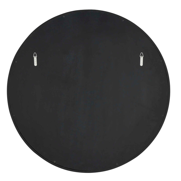 HELIA BRASS STUDDED ROUND MIRROR