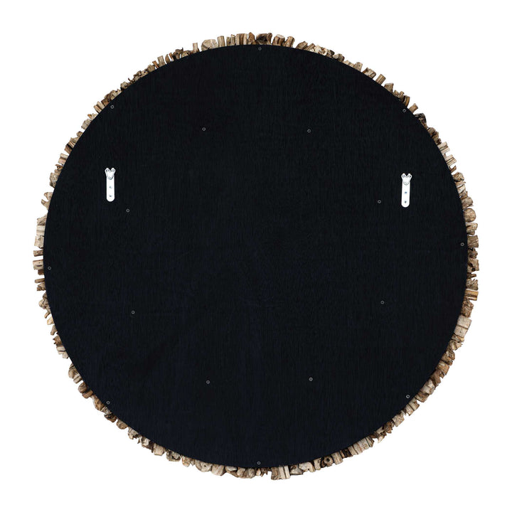MORINGA BRANCH ROUND MIRROR
