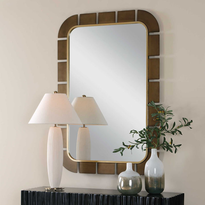 SEGMENT DARK BRONZE MIRROR