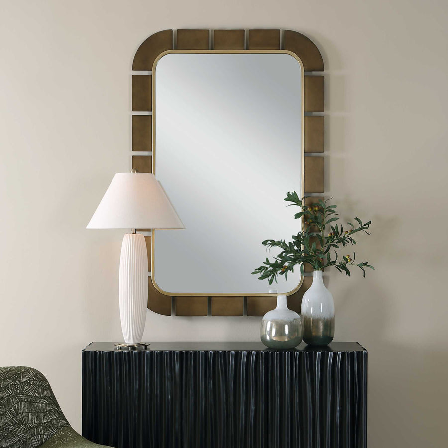 SEGMENT DARK BRONZE MIRROR