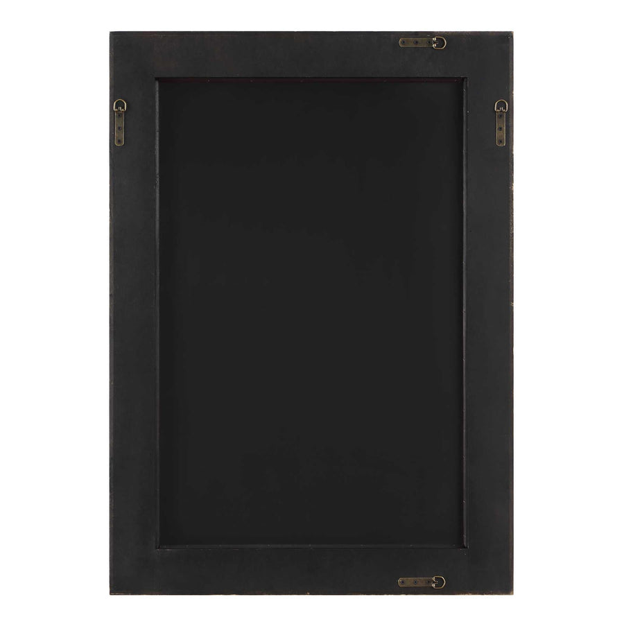 ALDOUS WALNUT & GRASSCLOTH MIRROR
