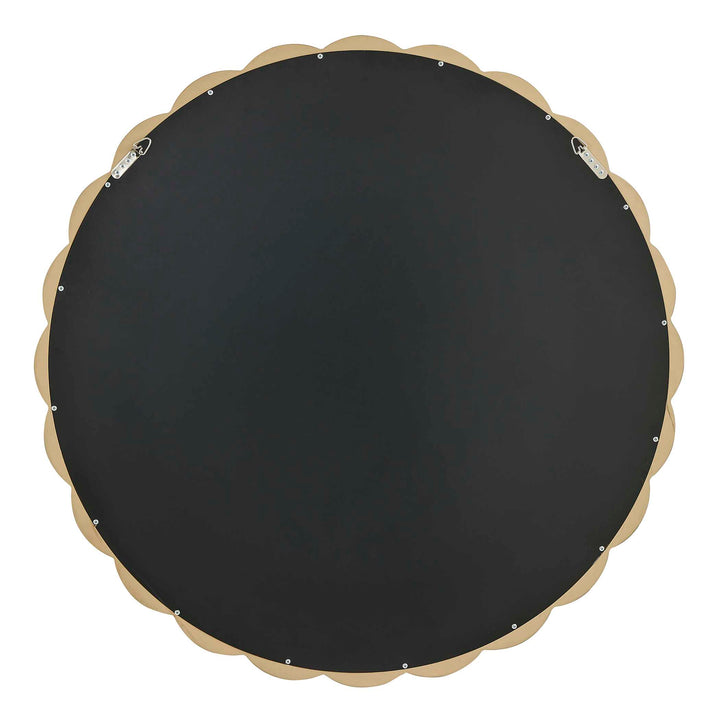 CERRITO SCALLOPED ROUND MIRROR