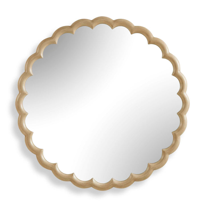 CERRITO SCALLOPED ROUND MIRROR