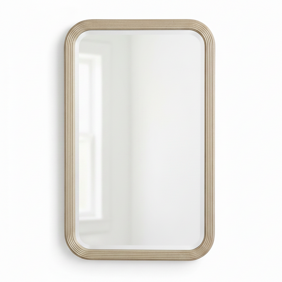 EMARI LIGHT WOODEN MIRROR