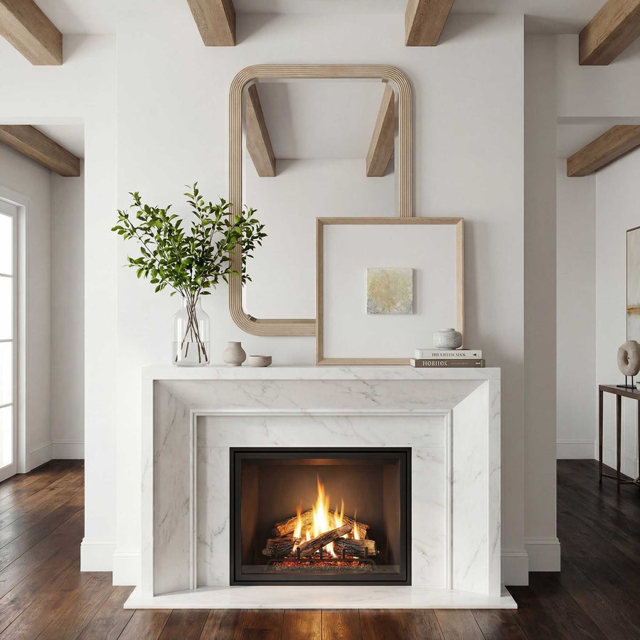 EMARI LIGHT WOODEN MIRROR