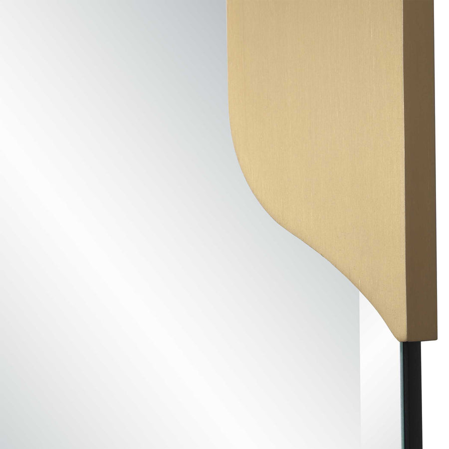 MAKARI ANTIQUE BRASS VANITY MIRROR