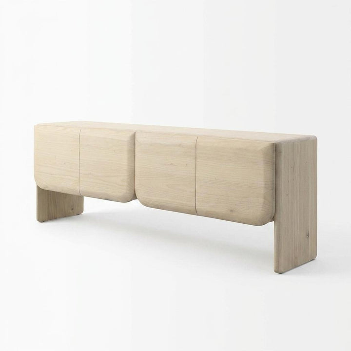 Wooden console table