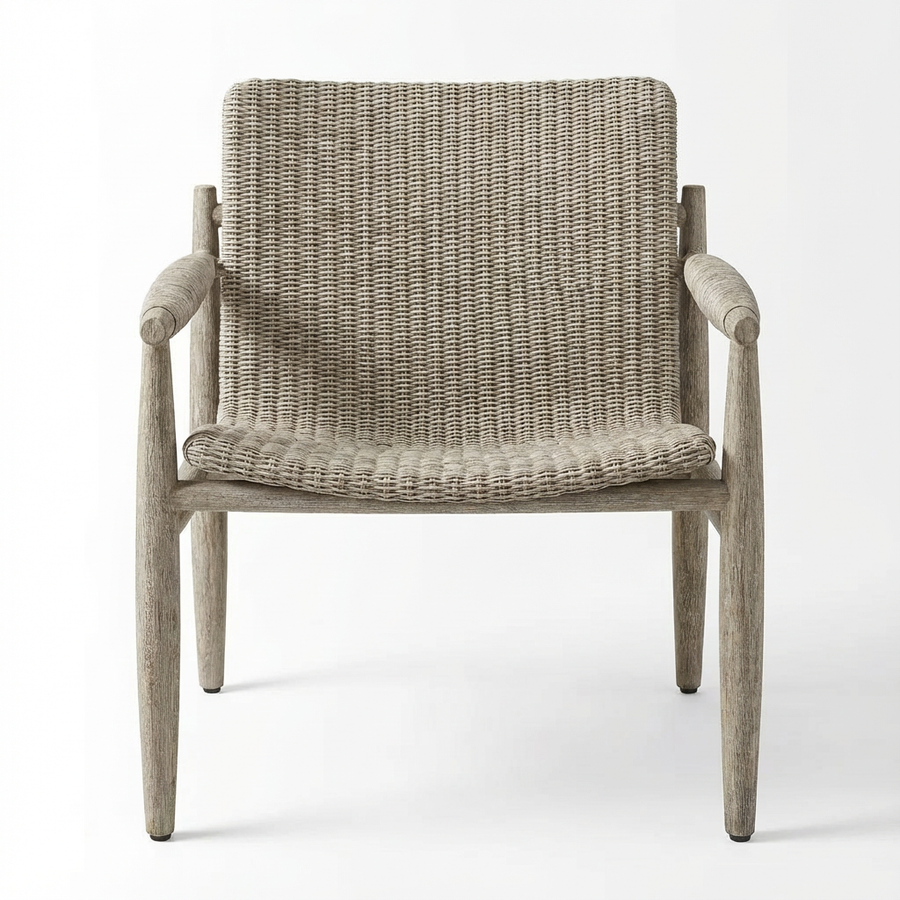 SUMBA WICKER OUTDOOR LOUNGE CHAIR