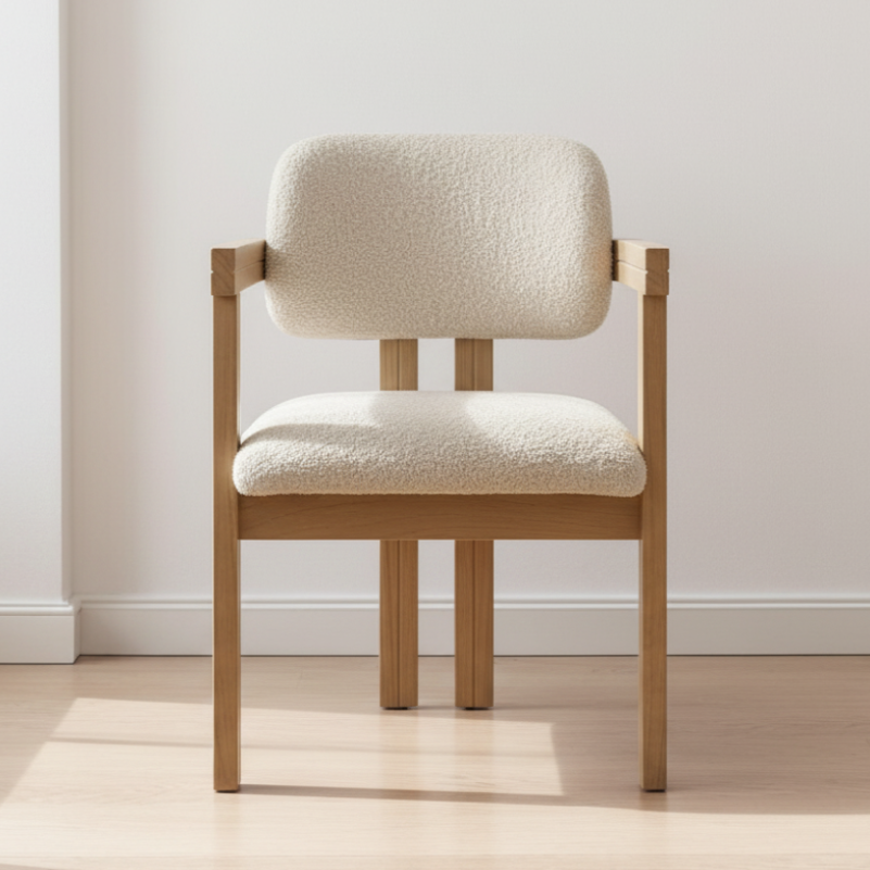 NATHANIEL DINING CHAIR: NATURAL