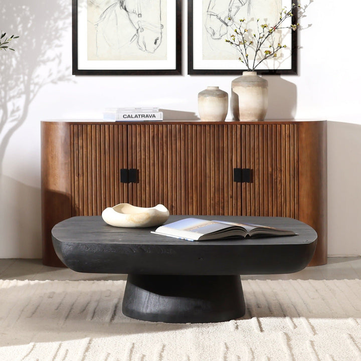 NOEMI BLACK ACACIA COFFEE TABLE