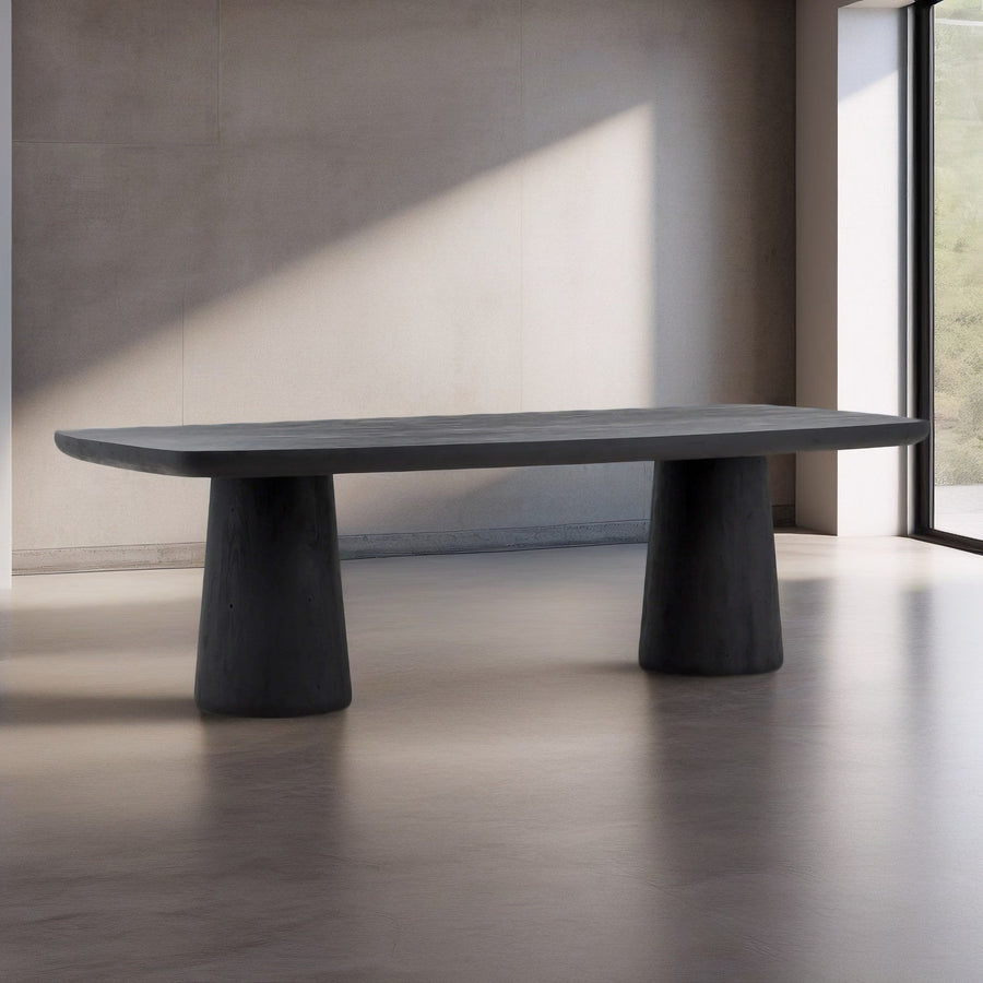 NOEMI DINING TABLE: BLACK