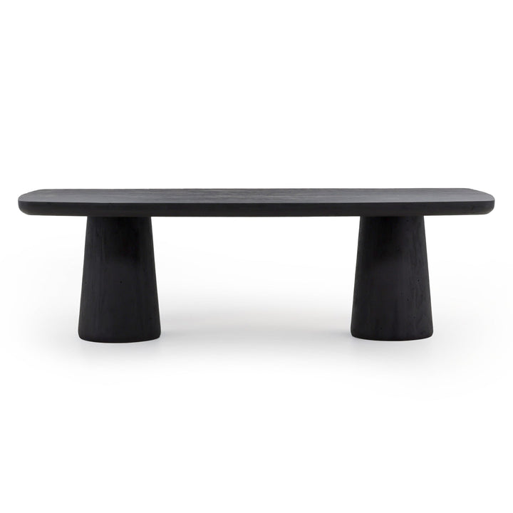 NOEMI DINING TABLE: BLACK