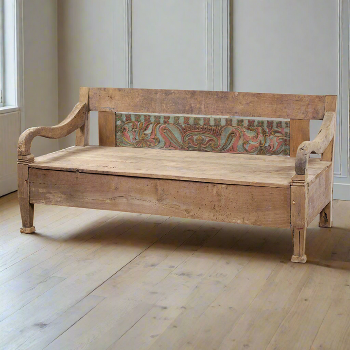 ANTIQUE JAVA BENCH