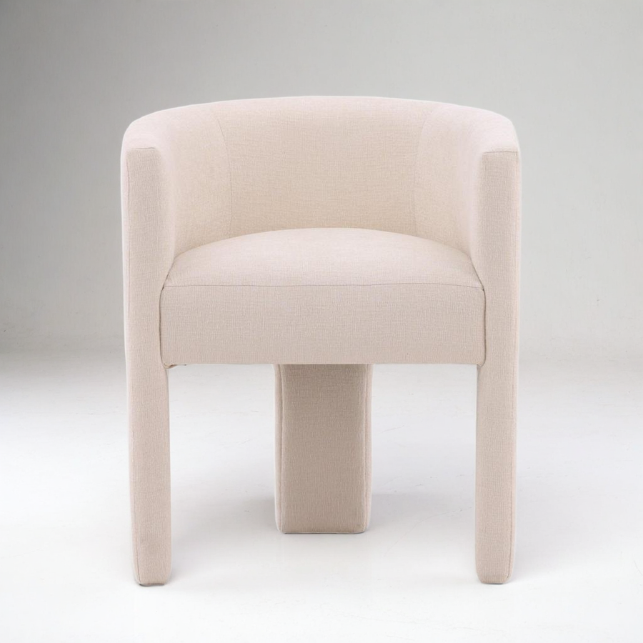 Beige chair on a white background