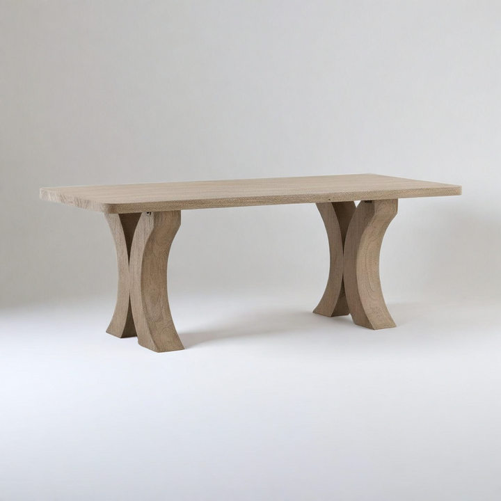 ORLYN WEATHERED WOOD DINING TABLE