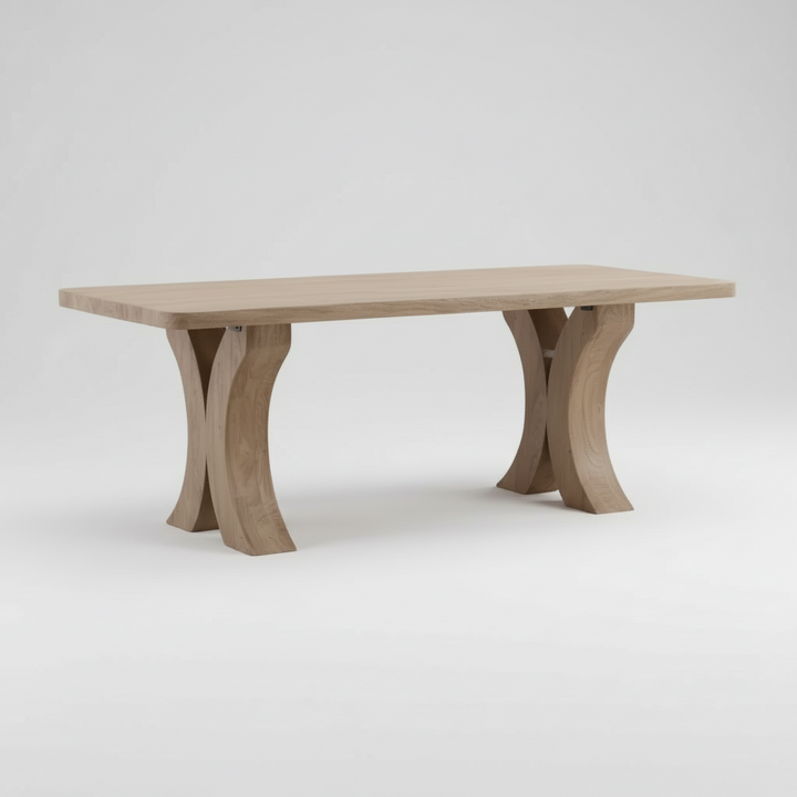 ORLYN WEATHERED WOOD DINING TABLE