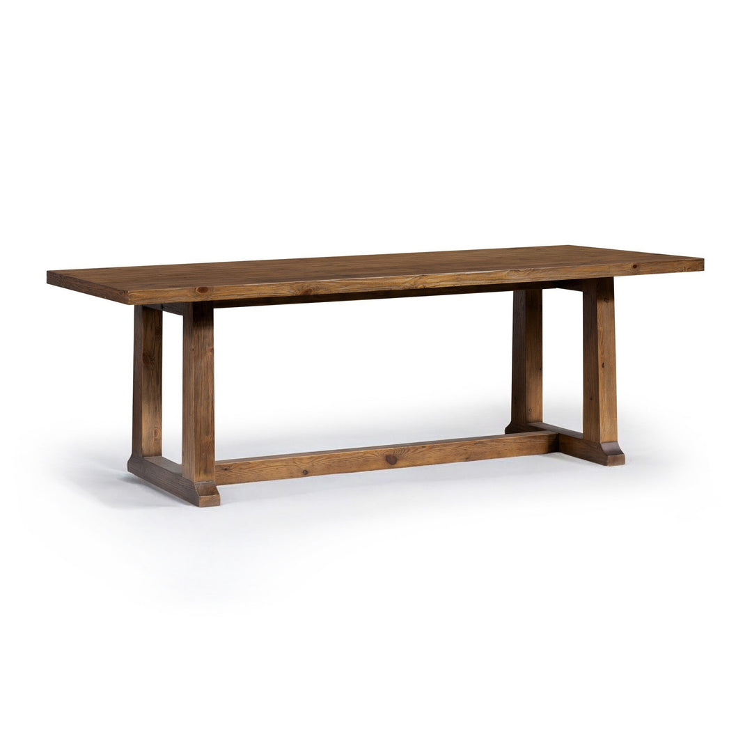 OTTO 87" PINE WOOD DINING TABLE