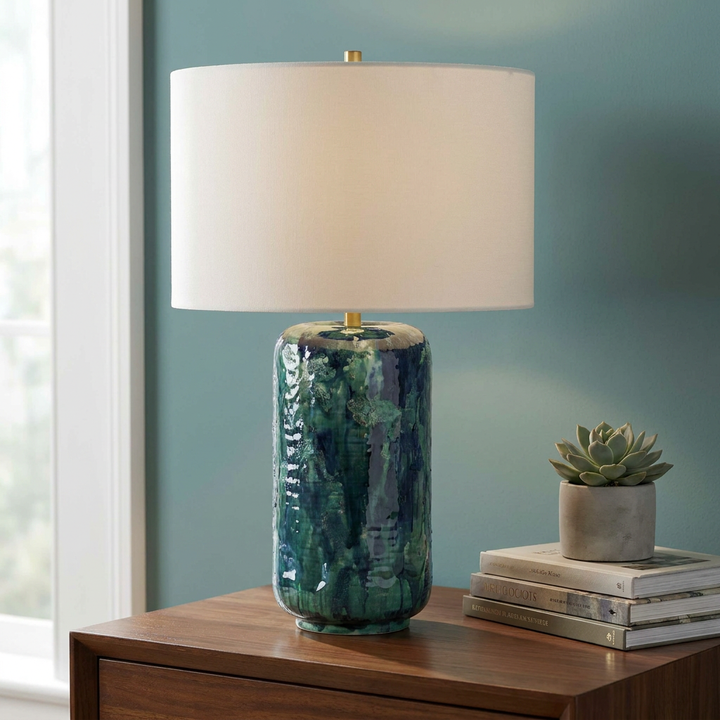 OUT OF THE BLUE  CERAMIC TABLE LAMP