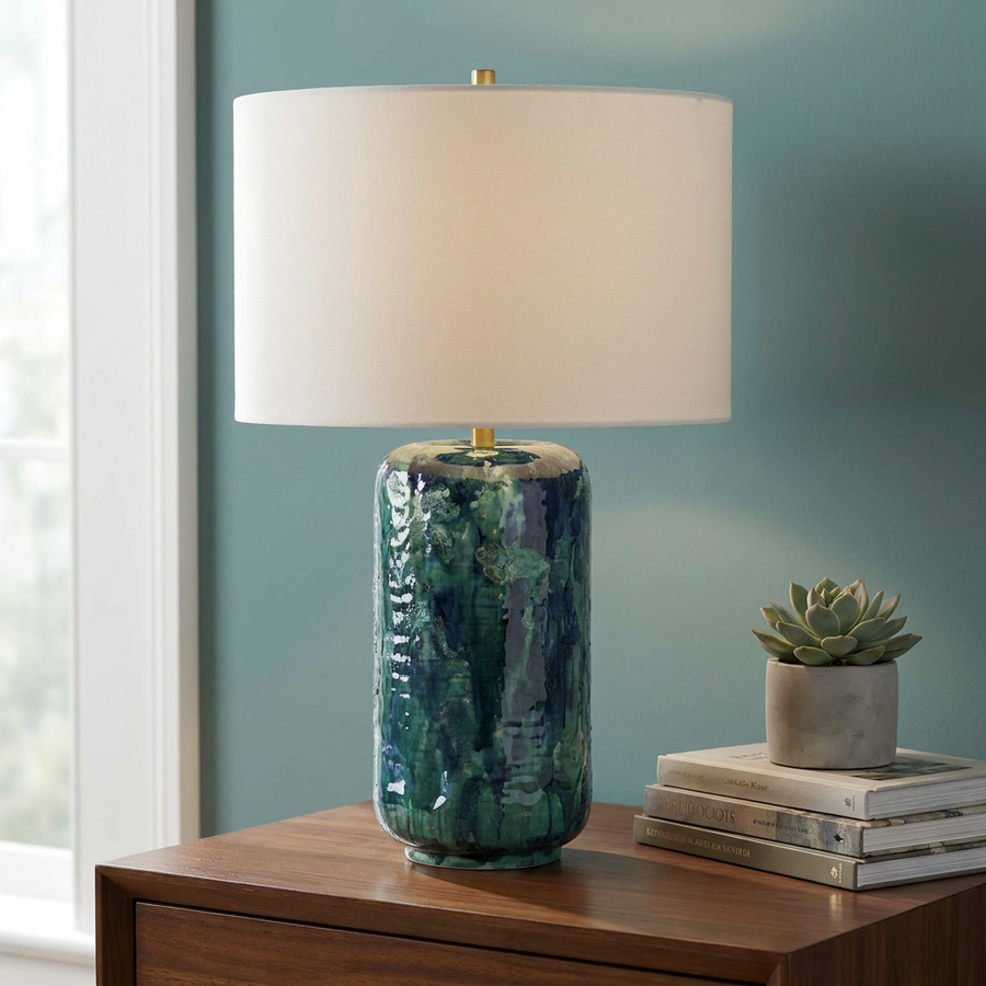 OUT OF THE BLUE  CERAMIC TABLE LAMP