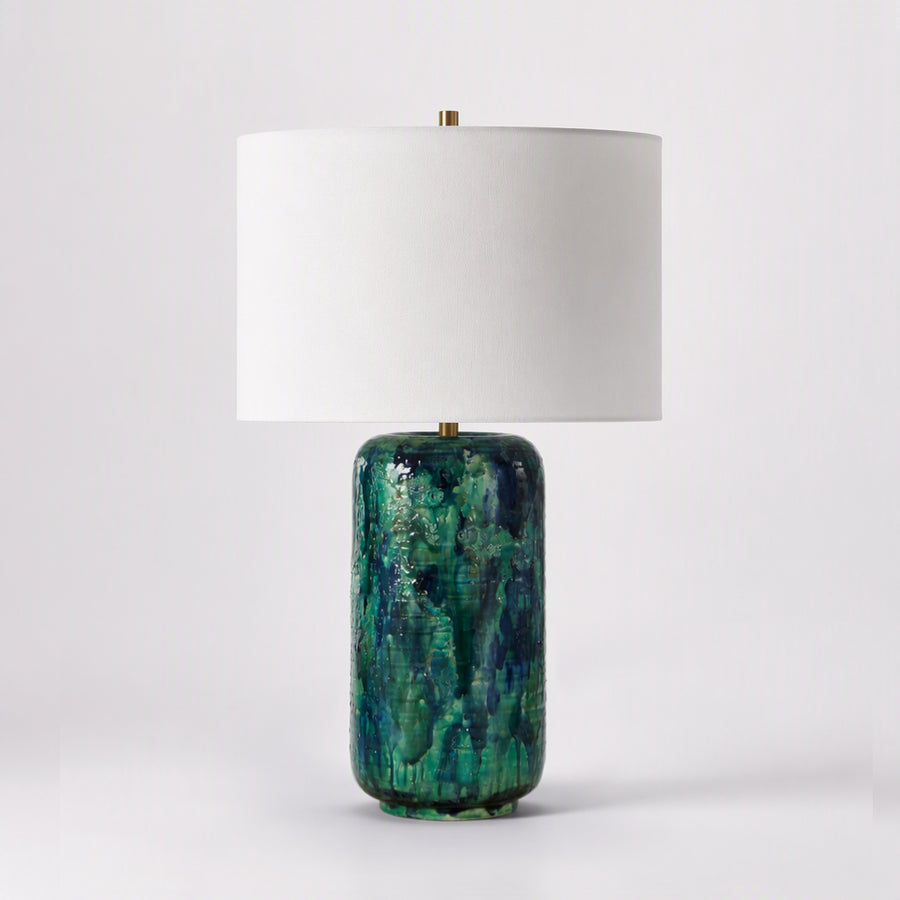 OUT OF THE BLUE  CERAMIC TABLE LAMP