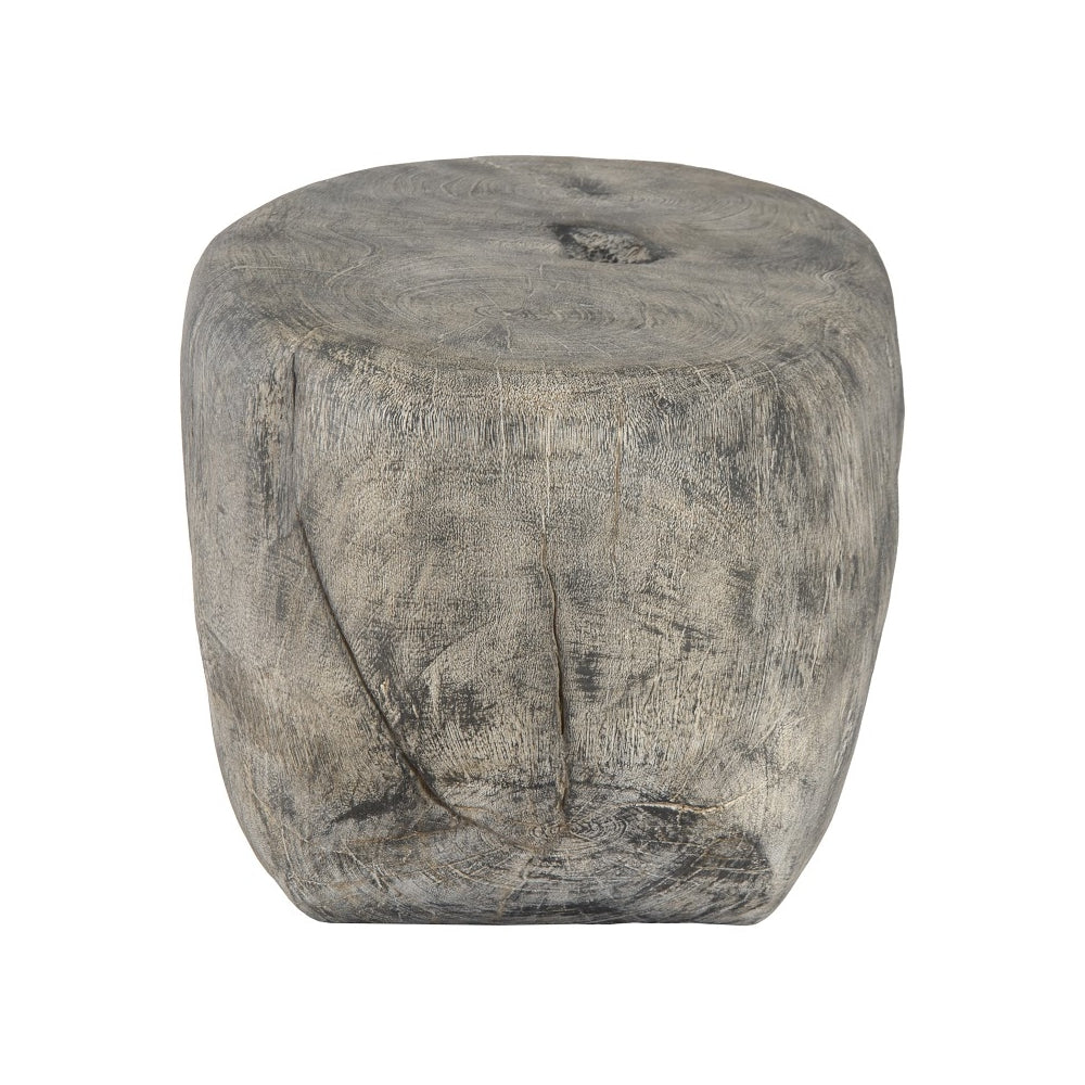 ORGANIC CAST RIVER STONE COFFEE TABLE: FAUX GREY STONE