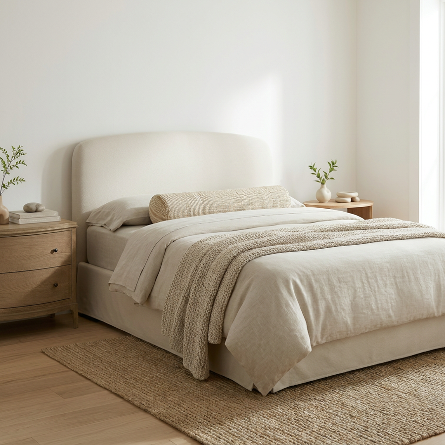 JOAN SLIPCOVERED STORAGE BED