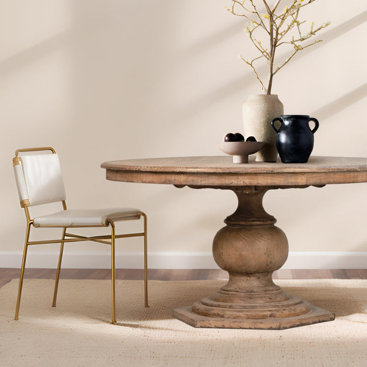 PADILLA VINTAGE ROUND DINING TABLE