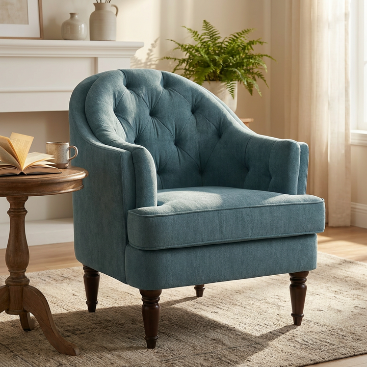 PANDORA TUFTED VELVET ARMCHAIR