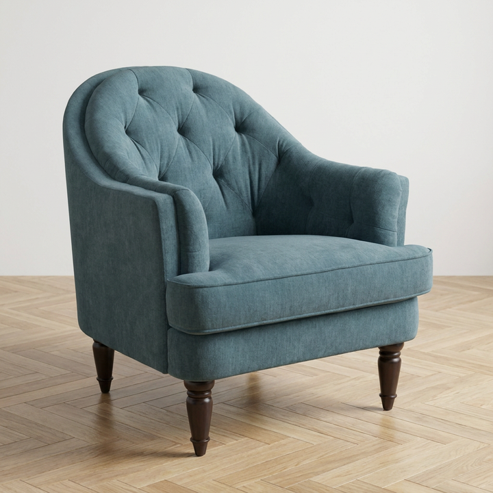 PANDORA TUFTED VELVET ARMCHAIR