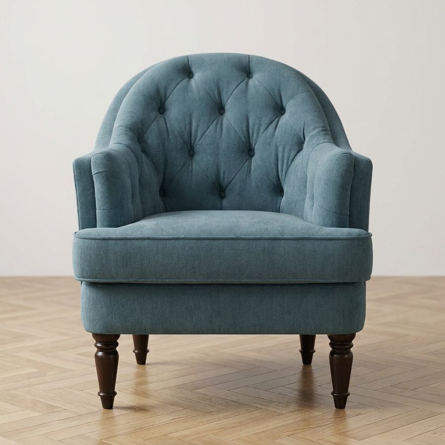 PANDORA TUFTED VELVET ARMCHAIR
