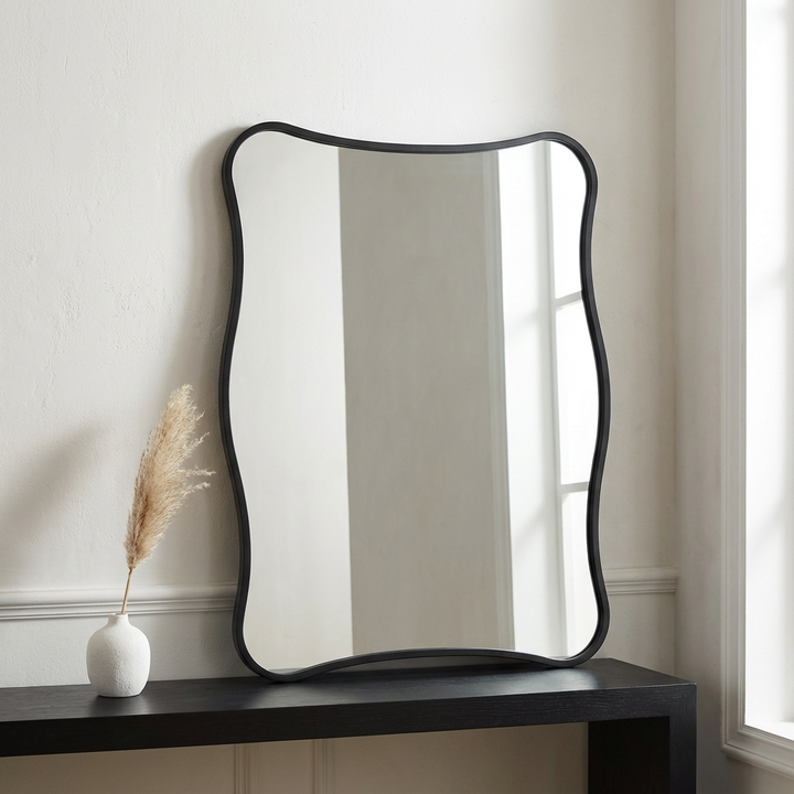 PAVIA BLACK VANITY MIRROR