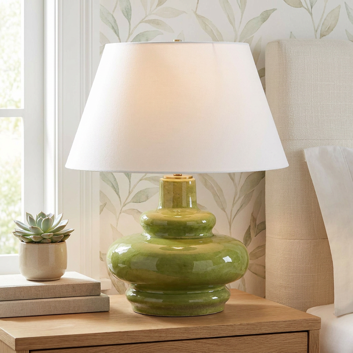 PENNY MOSS GREEN TABLE LAMP