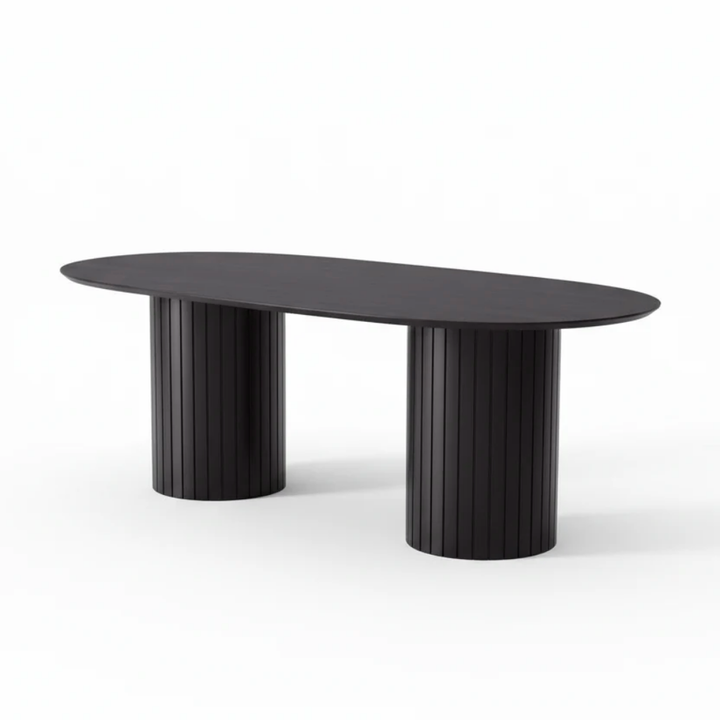 POVERA BLACK ACACIA DINING TABLE