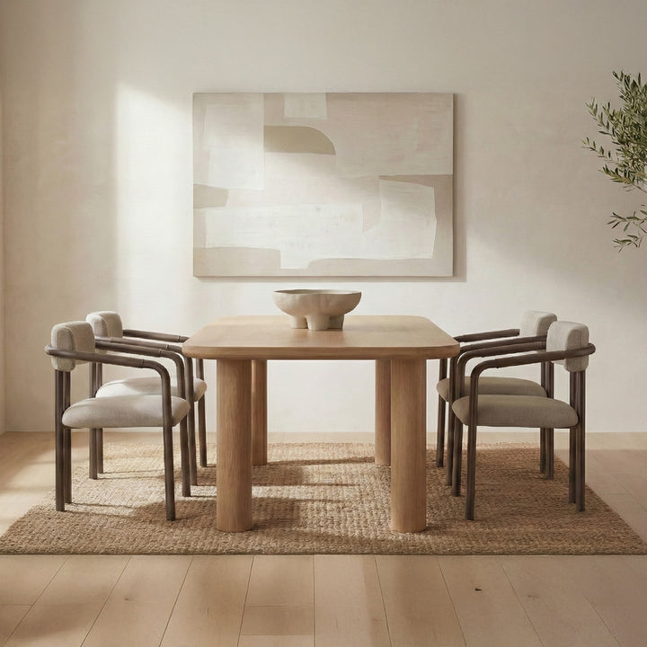 ANDERS NATURAL OAK DINING TABLE