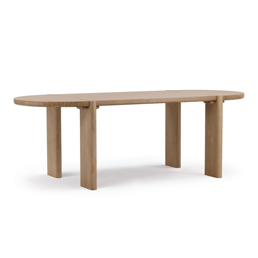 PRATT NATURAL ELM DINING TABLE
