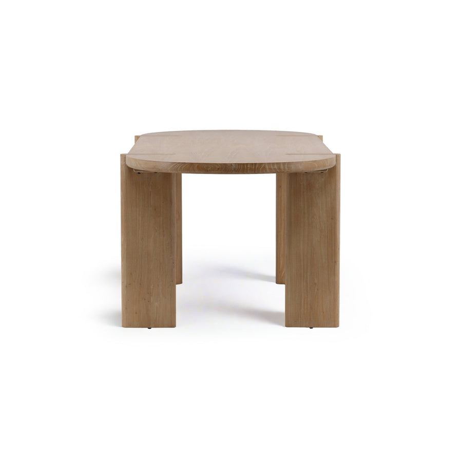 PRATT NATURAL ELM DINING TABLE