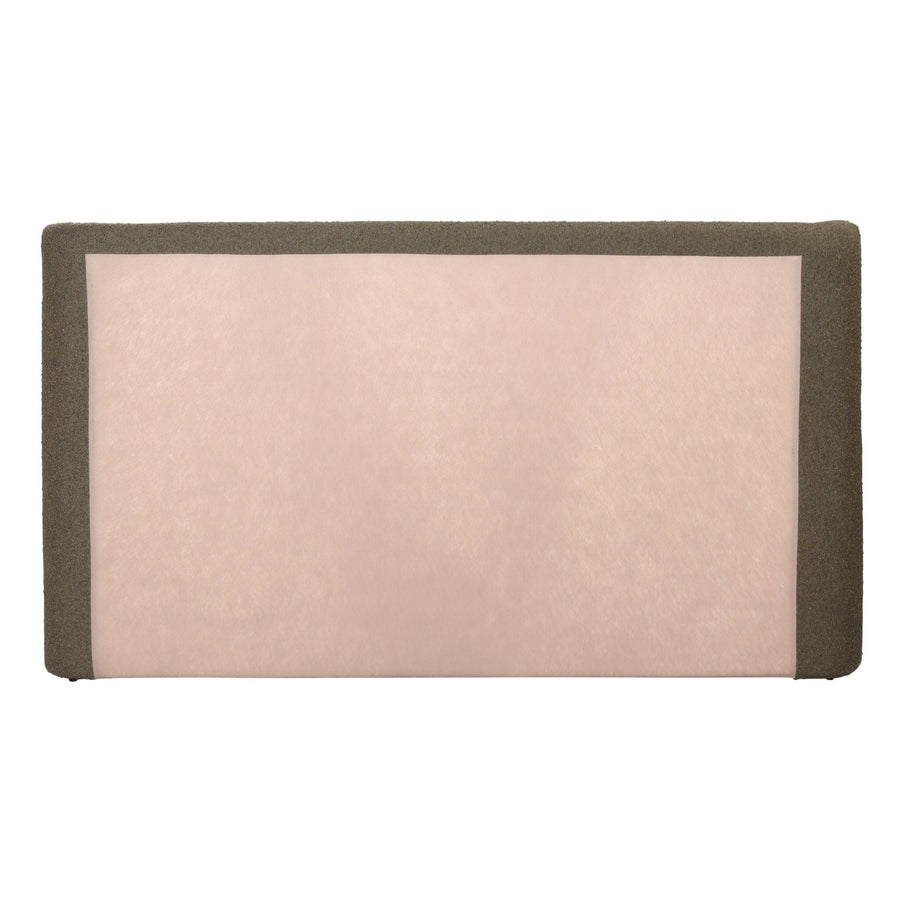 PRIYA OLIVE BOUCLÉ UPHOLSTERED BED