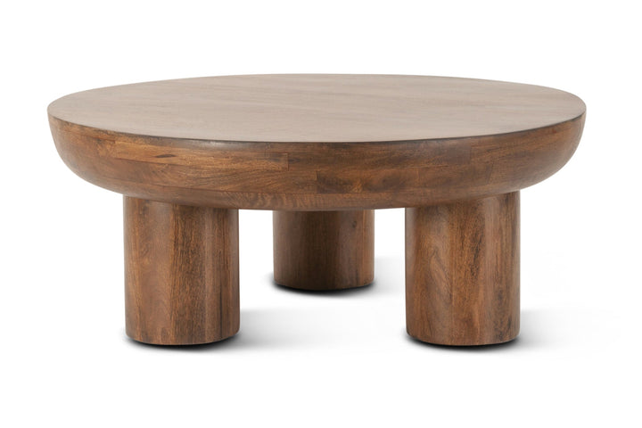 PALMA 39"RD ACACIA WOOD COFFEE TABLE