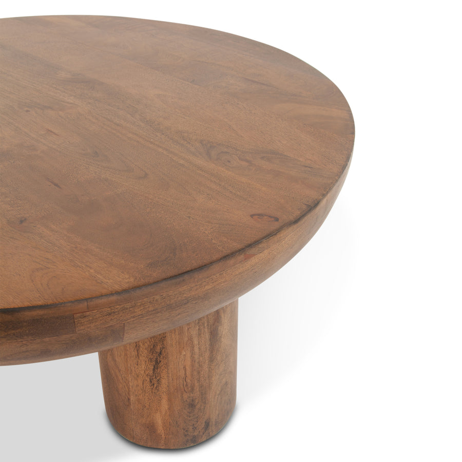 PALMA 39"RD ACACIA WOOD COFFEE TABLE