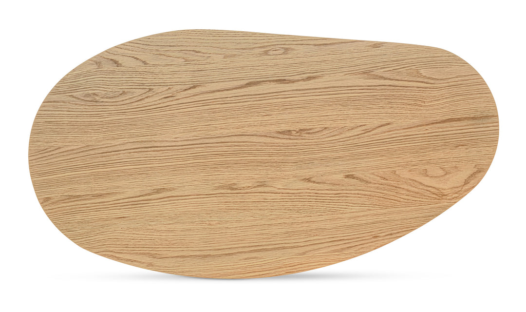 BEAN DINING TABLE: NATURAL OAK